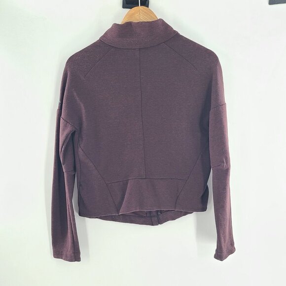 Adidas Here to‎ Create Heartracer Jacket Night Red / Black Womens Small CZ8999 - Picture 4 of 8